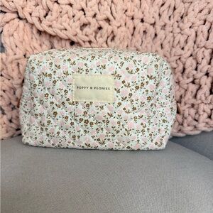 Poppy & Peonies Cosmetic Case